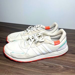Adidas Womens Retrorun EH1858 White Casual Shoes Sneakers Size  11